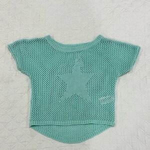 Cherokee green short sleeve top